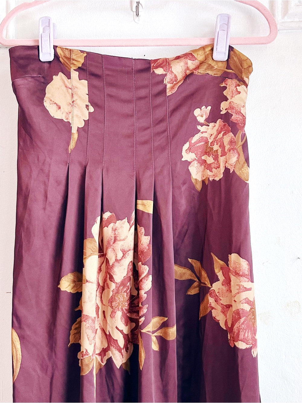 Free People Botanical Maxi Dress Navy Size medium formal floral weddings maroon - Picture 12 of 16